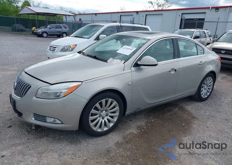 2011 Buick Regal Cxl Russelsheim from USA, damaged, VIN W04GP5EC3B1138374